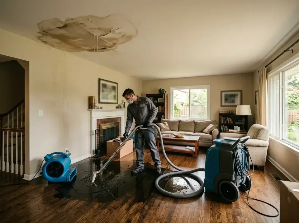 attic-pipe-burst-ceiling-drip-008 — frequently asked questions, Water Damage Restoration & Carpet Care in Bladensburg, MD